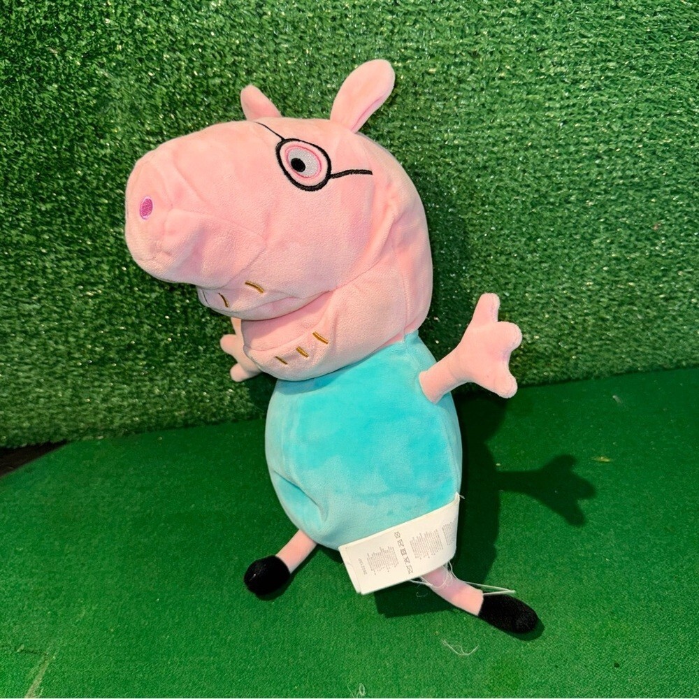 Daddy Pig Peppa Pig Plush Doll 11”